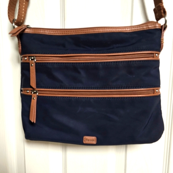 The Sak Esperato Navy‎ Crossbody Bag - Eco Twill, Multiple Pockets - Picture 1 of 11